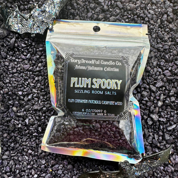 Plum Spooky Sizzling Room Salt Potpourri: Plum Cinna Patchouli Cashmere Woods - Picture 5 of 10